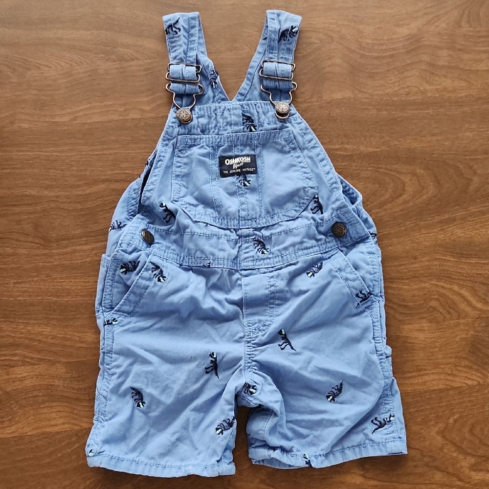 OshKosh B'gosh Light Blue Shorts Overalls